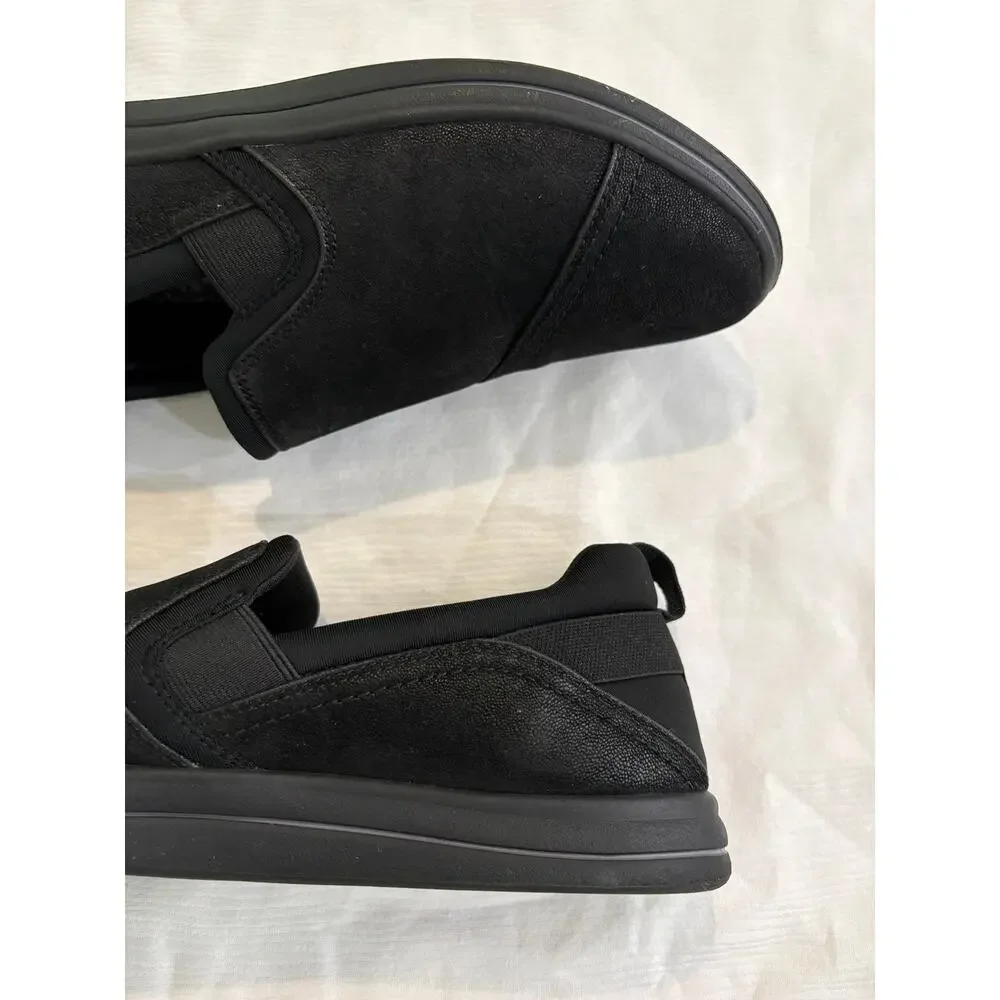 Clarks Cloudsteppers Slip-On Shoes Women’s 11 M Black Breeze Dawn Black